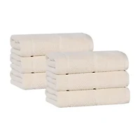 SUPERIOR® Mile Collection | 80% Cotton 20% Viscose 6-pc. Solid Hand Towel
