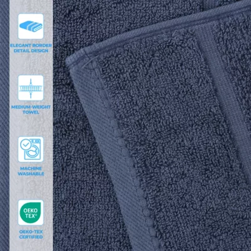 SUPERIOR® Mile Collection | 80% Cotton 20% Viscose 3-pc. Quick Dry Solid Bath Towel Set