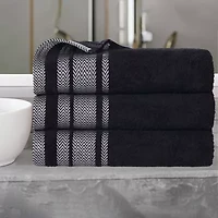 SUPERIOR® Hays Collection | 100% Cotton 3-pc. Quick Dry Bath Towel