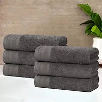 SUPERIOR® Honeycomb Collection | 100% Combed Cotton 6-pc. Solid Hand Towel