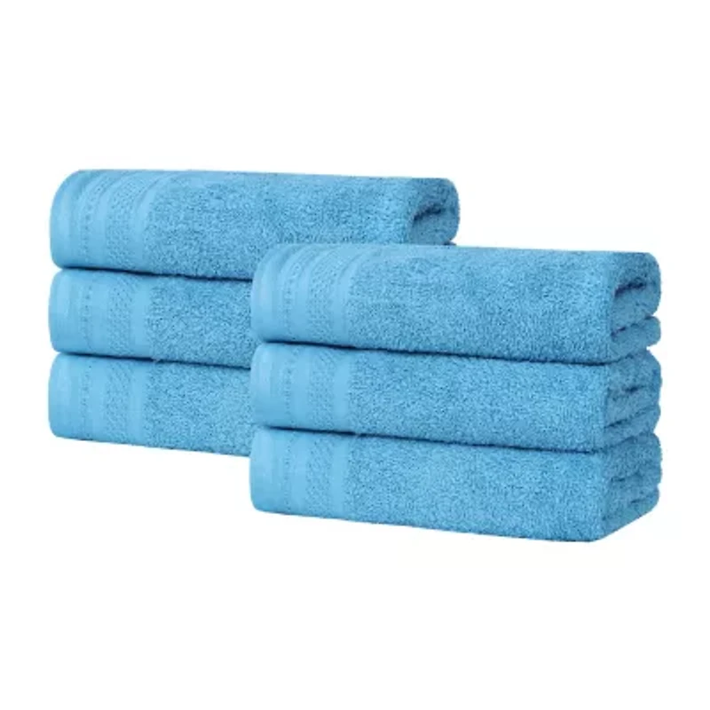 SUPERIOR® Honeycomb Collection | 100% Combed Cotton 6-pc. Solid Hand Towel