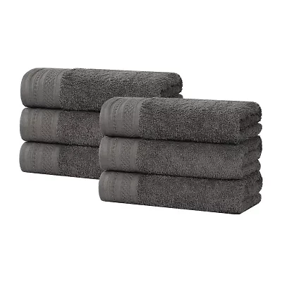 SUPERIOR® Honeycomb Collection | 100% Combed Cotton 6-pc. Solid Hand Towel