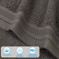 SUPERIOR® Honeycomb Collection | 100% Combed Cotton 6-pc. Solid Hand Towel