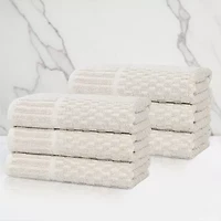 SUPERIOR® Juno Collection | 80% Cotton 20% Viscose 6-pc. Solid Hand Towel