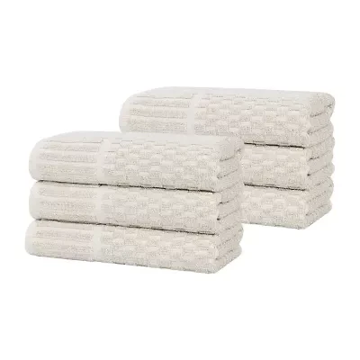 SUPERIOR® Juno Collection | 80% Cotton 20% Viscose 6-pc. Solid Hand Towel