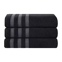 SUPERIOR® Brea Collection | 100% Cotton 3-pc. Quick Dry Geometric Bath Towel