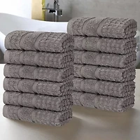 SUPERIOR® Napa Collection | 100% Cotton 12-pc. Quick Dry Washcloth