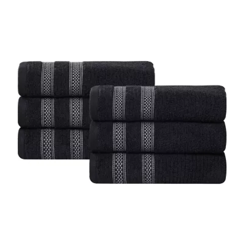 SUPERIOR® Brea Collection | 100% Cotton 6-pc. Solid Hand Towel