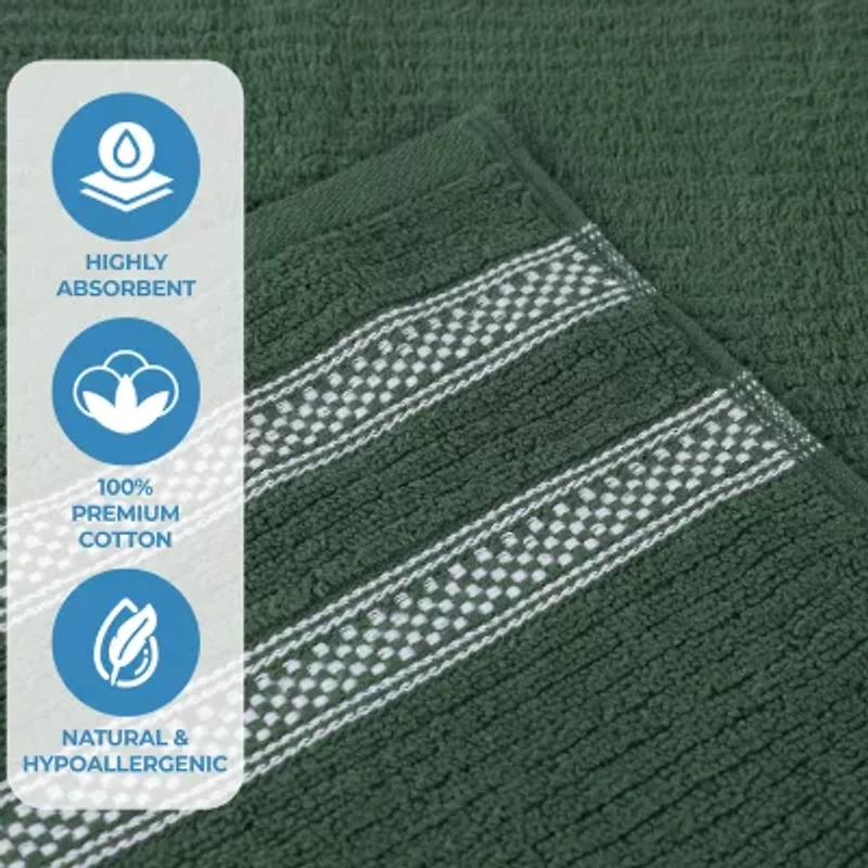 SUPERIOR® Brea Collection | 100% Cotton 6-pc. Solid Hand Towel