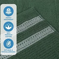 SUPERIOR® Brea Collection | 100% Cotton 6-pc. Solid Hand Towel