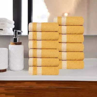 SUPERIOR® Hays Collection | 100% Cotton 12-pc. Quick Dry Washcloth