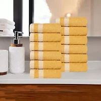 SUPERIOR® Hays Collection | 100% Cotton 12-pc. Quick Dry Washcloth