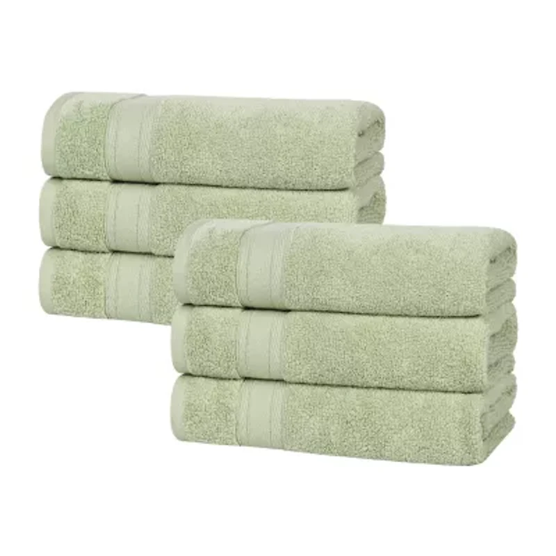 SUPERIOR® Belmont Collection | 100% Cotton 6-pc. Solid Hand Towel