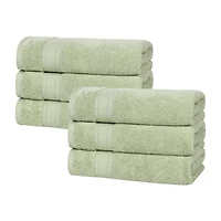 SUPERIOR® Belmont Collection | 100% Cotton 6-pc. Solid Hand Towel