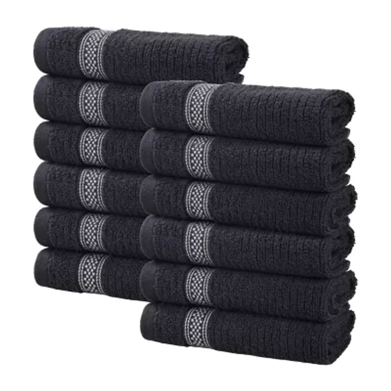 SUPERIOR® Brea Collection | 100% Cotton 12-pc. Quick Dry Washcloth