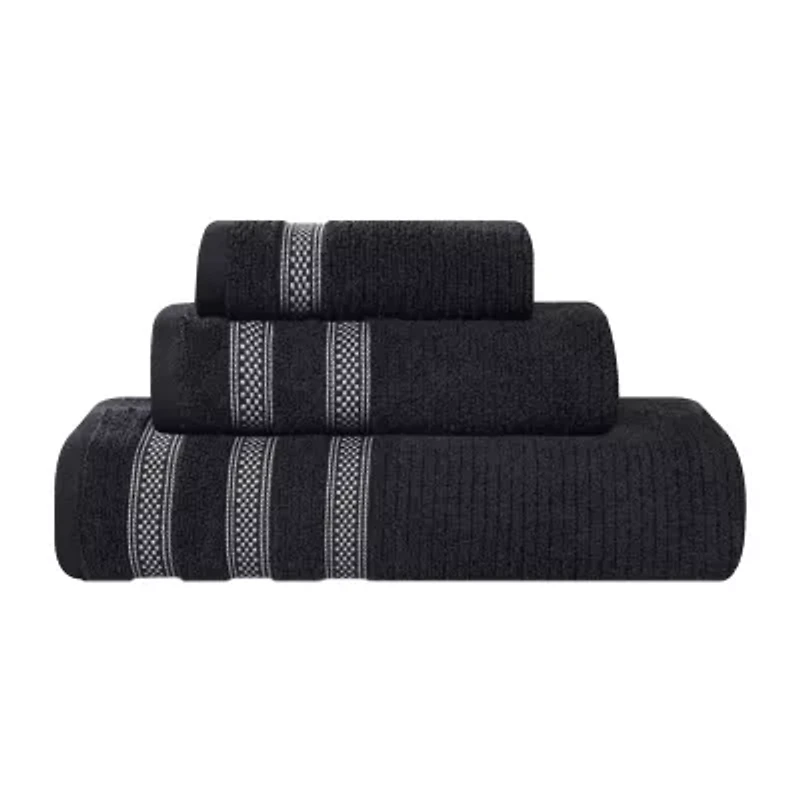 SUPERIOR® Brea Collection | 100% Cotton 3-pc. Quick Dry Solid Bath Towel Set