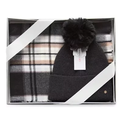 Liz Claiborne Plaid Boxed 2-pc. Cold Weather Set