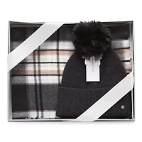 Liz Claiborne Plaid Boxed 2-pc. Cold Weather Set