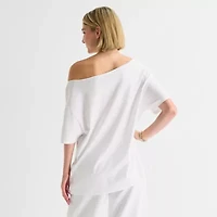 Grayson Threads, The Label Womens Juniors Crew Neck Short Sleeve Hello Kitty Graphic T-Shirt