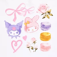 Grayson Threads, The Label Womens Juniors Crew Neck Short Sleeve Hello Kitty Graphic T-Shirt