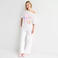 Grayson Threads, The Label Womens Juniors Crew Neck Short Sleeve Hello Kitty Graphic T-Shirt