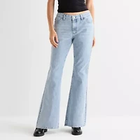 Forever 21 Womens Juniors Low Rise Flare Leg Jean