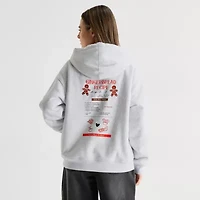 Forever 21 Juniors Womens Hooded Long Sleeve Pullover Sweater