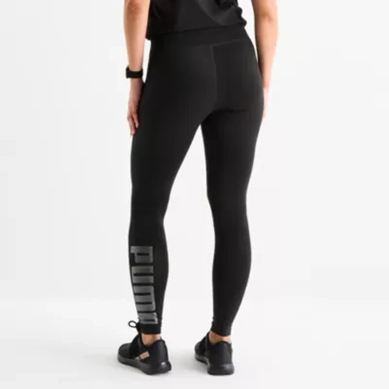 PUMA Womens Mid Rise Knit 28" Active Full Length Leggings