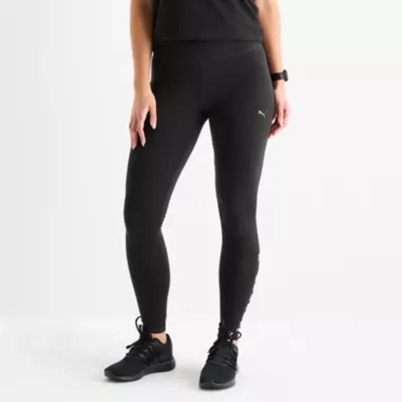 PUMA Womens Mid Rise Knit 28" Active Full Length Leggings