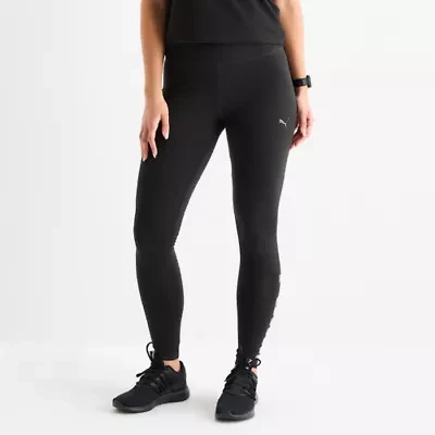 PUMA Womens Mid Rise Knit 28" Active Full Length Leggings