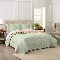 Waverly Garden Glitz 3-pc. Quilt Set