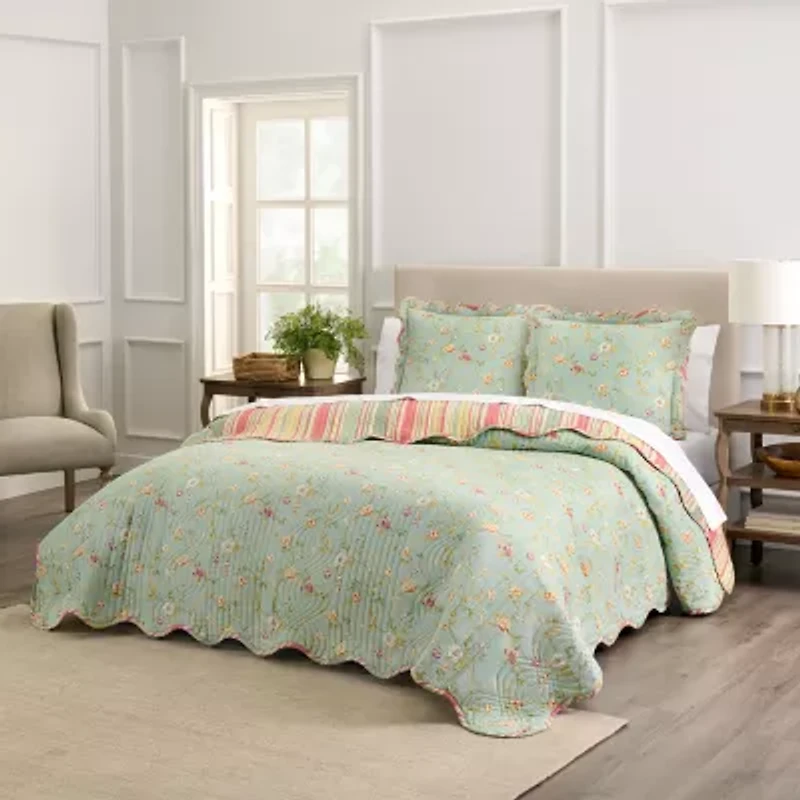 Waverly Garden Glitz 3-pc. Quilt Set