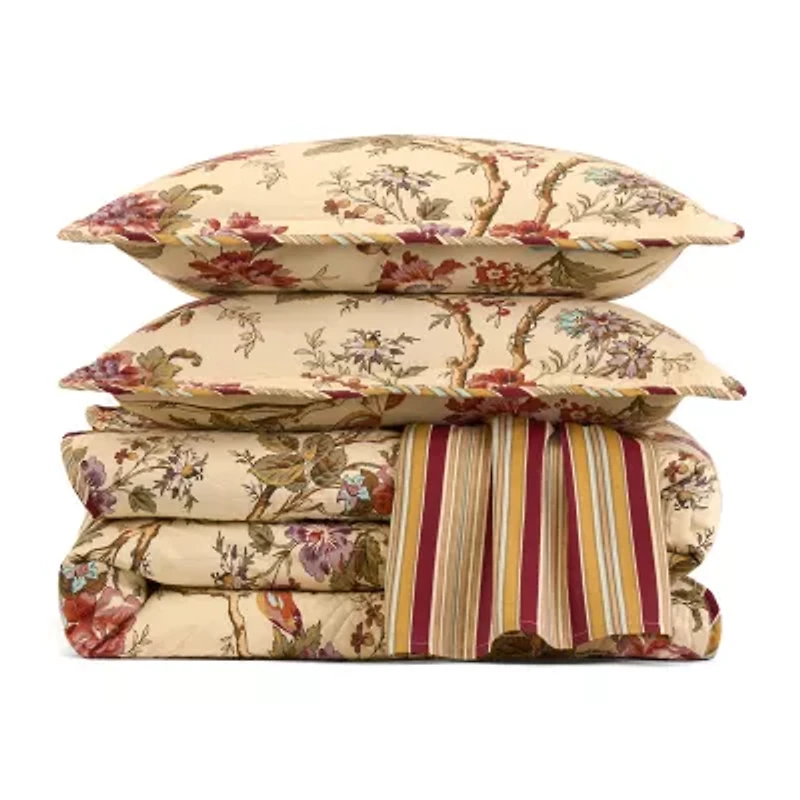Waverly Charleston Chirp 3pc Quilt Set