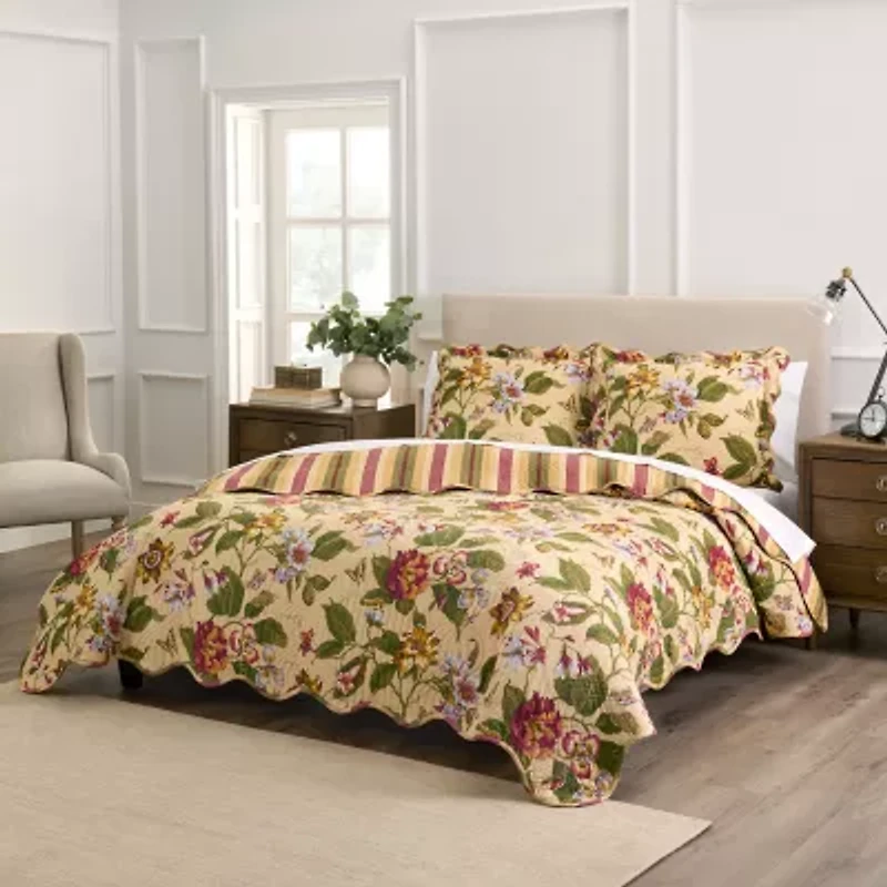 Waverly Laurel Spring 3-pc. Quilt Set