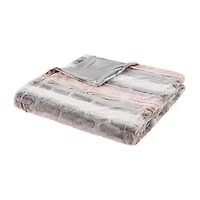 Madison Park Marselle Faux Fur Blanket