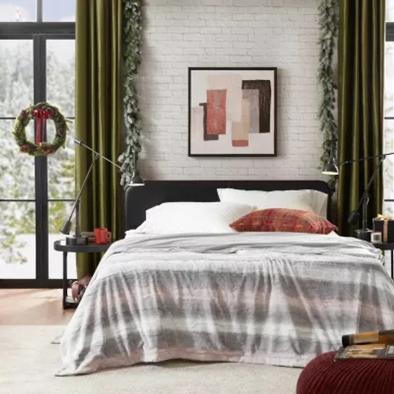 Madison Park Marselle Faux Fur Blanket