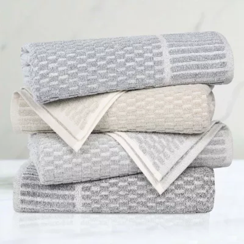 SUPERIOR® Juno Collection | 80% Cotton 20% Viscose 8-pc. Quick Dry Solid Bath Towel Set