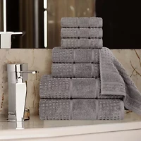 SUPERIOR® Napa Collection | 100% Cotton -pc. Quick Dry Solid Bath Towel Set