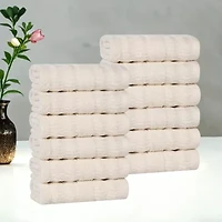 SUPERIOR® Mika Collection | 80% Cotton 20% Viscose 12-pc. Quick Dry Washcloth