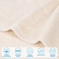 SUPERIOR® Mile Collection | 80% Cotton 20% Viscose 12-pc. Quick Dry Washcloth