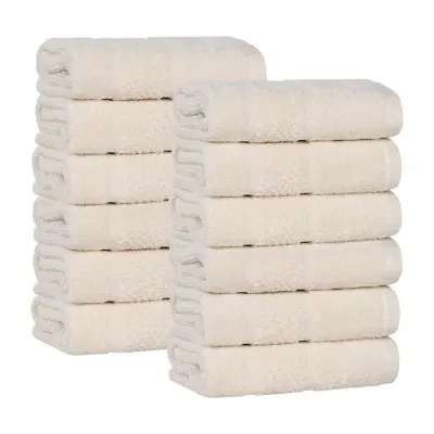 SUPERIOR® Mile Collection | 80% Cotton 20% Viscose 12-pc. Quick Dry Washcloth