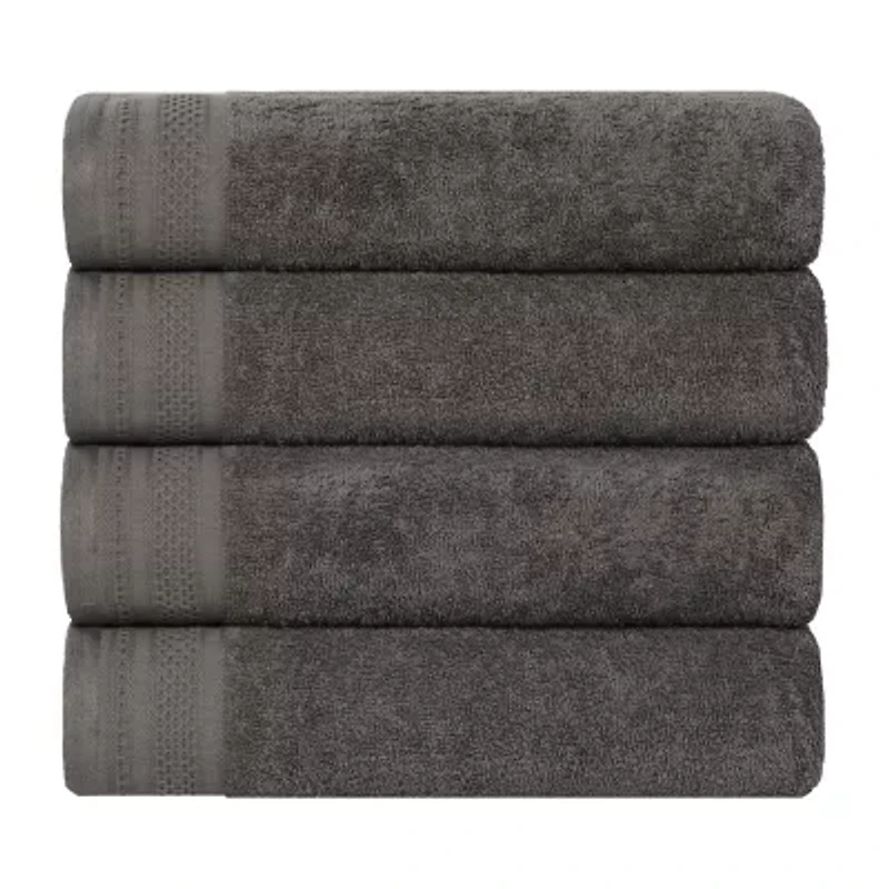 SUPERIOR® Honeycomb Collection | 100% Combed Cotton 4-pc. Quick Dry Bath Towel