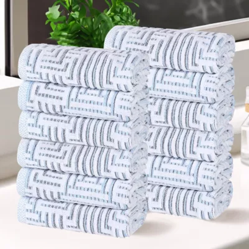 SUPERIOR® Jasper Collection | 100% Cotton 12-pc. Quick Dry Washcloth