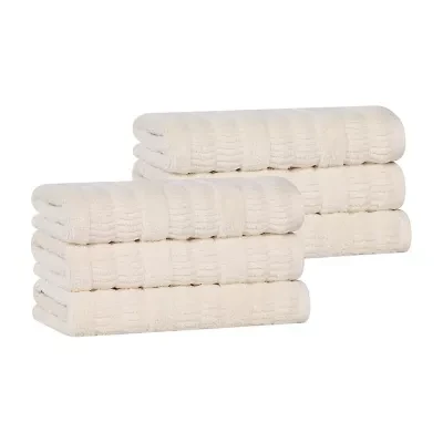 SUPERIOR® Mika Collection | 80% Cotton 20% Viscose 6-pc. Solid Hand Towel