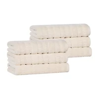 SUPERIOR® Mika Collection | 80% Cotton 20% Viscose 6-pc. Solid Hand Towel