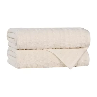 SUPERIOR® Mika Collection | 80% Cotton 20% Viscose 2-pc. Quick Dry Bath Towel