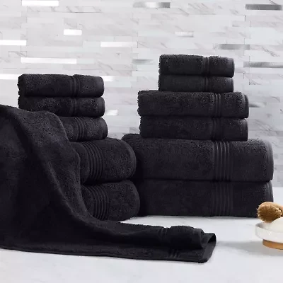 SUPERIOR® Heritage Collection | Luxury Egyptian Cotton -pc. Quick Dry Solid Bath Towel Set