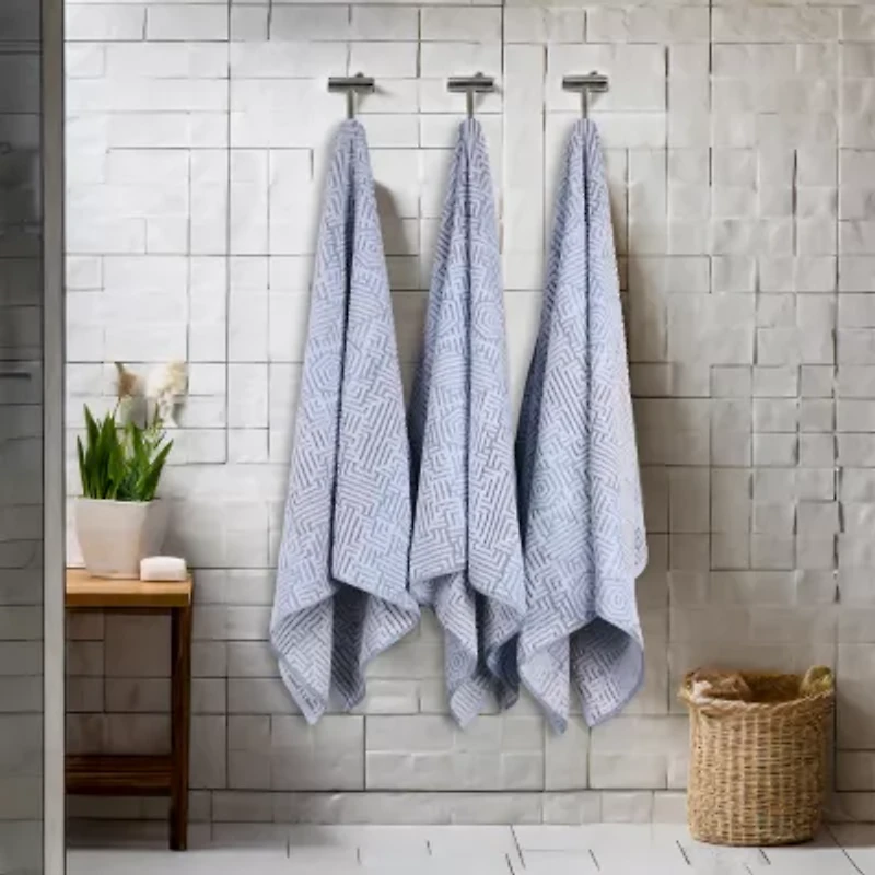 SUPERIOR® Jasper Collection | 100% Cotton 2-pc. Quick Dry Jacquard Bath Towel