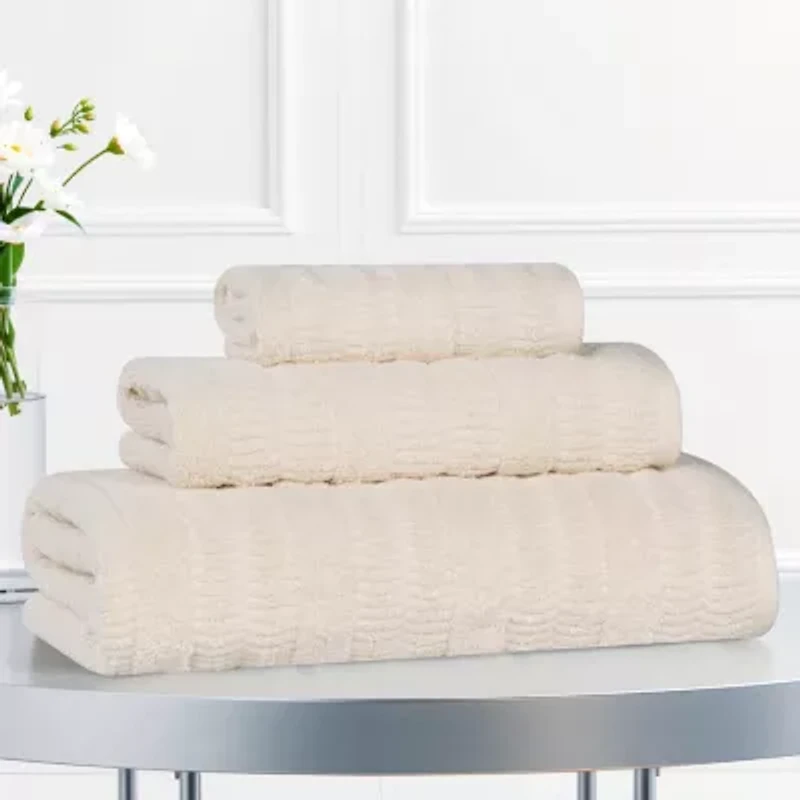 SUPERIOR® Mika Collection 3-pc. Quick Dry Solid Bath Towel Set