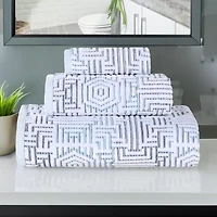SUPERIOR® Jasper Collection | 100% Cotton 3-pc. Quick Dry Solid Bath Towel Set